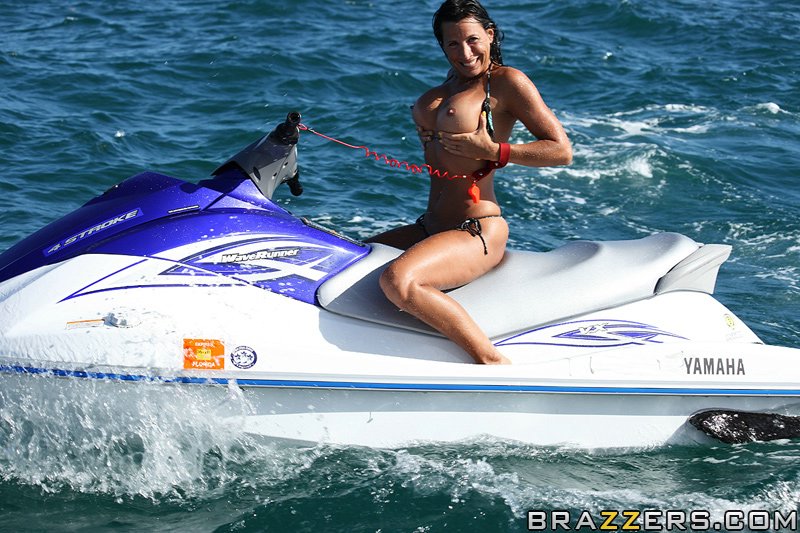Lezley Zen goes jet skiing and scuba diving before getting pounded