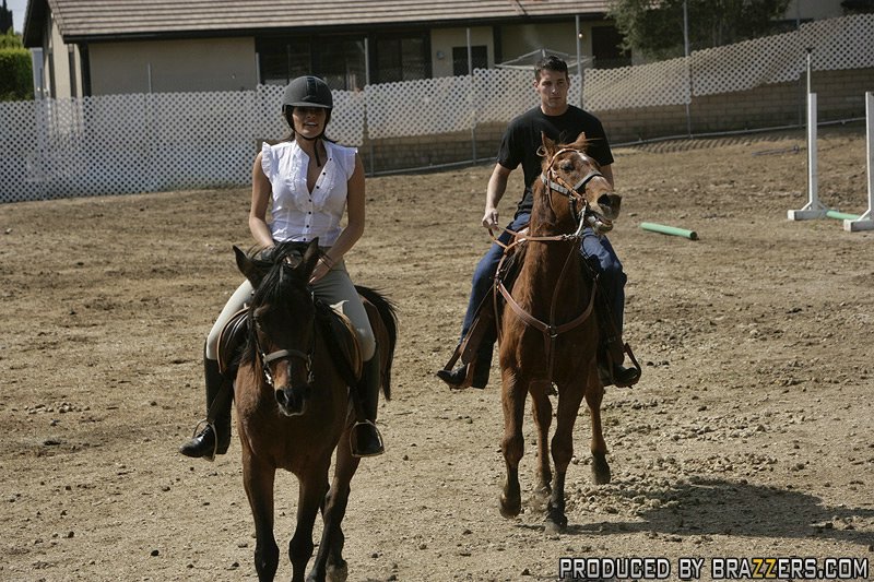 Madelyn Marie gets fucked after the equestrianism class