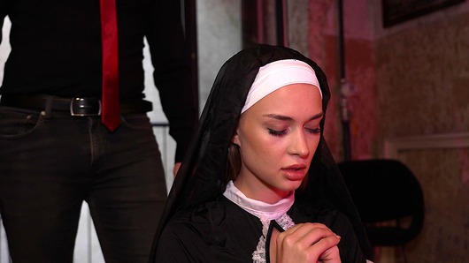 Loren Strawberry in Awakening of a Succubus from the depths of the soul of nun Loren Strawberry! Anal curse NRX134