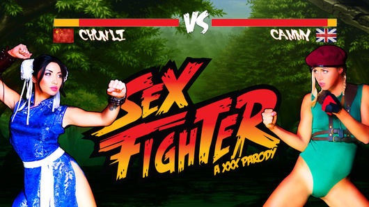 Rina Ellis in Sex Fighter: Chun Li vs. Cammy XXX Parody