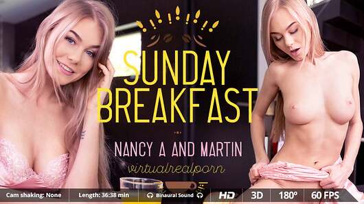Nancy A in Sunday breakfast